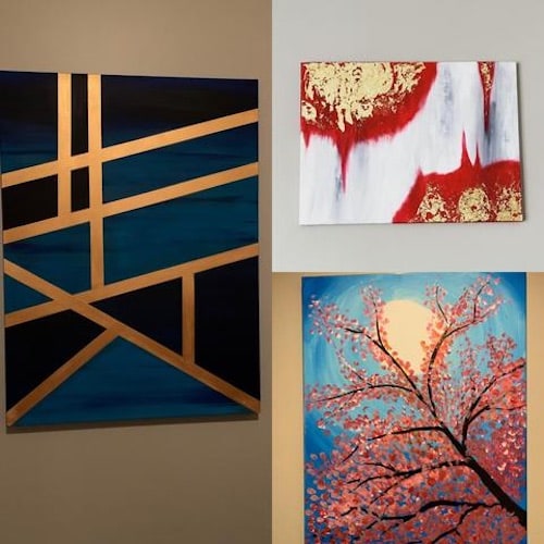 Use your time at home for hobbies, like developing your painting skills