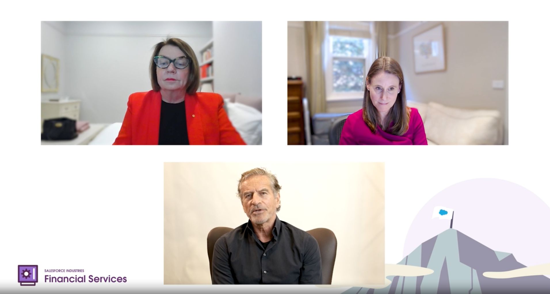 Mark Bouris AM, Executive Chairman of Yellow Brick Road Group, Katrina Cuthell, Senior Partner Bain and Company, and Anna Bligh, Chief Executive Officer Australian Banking Association