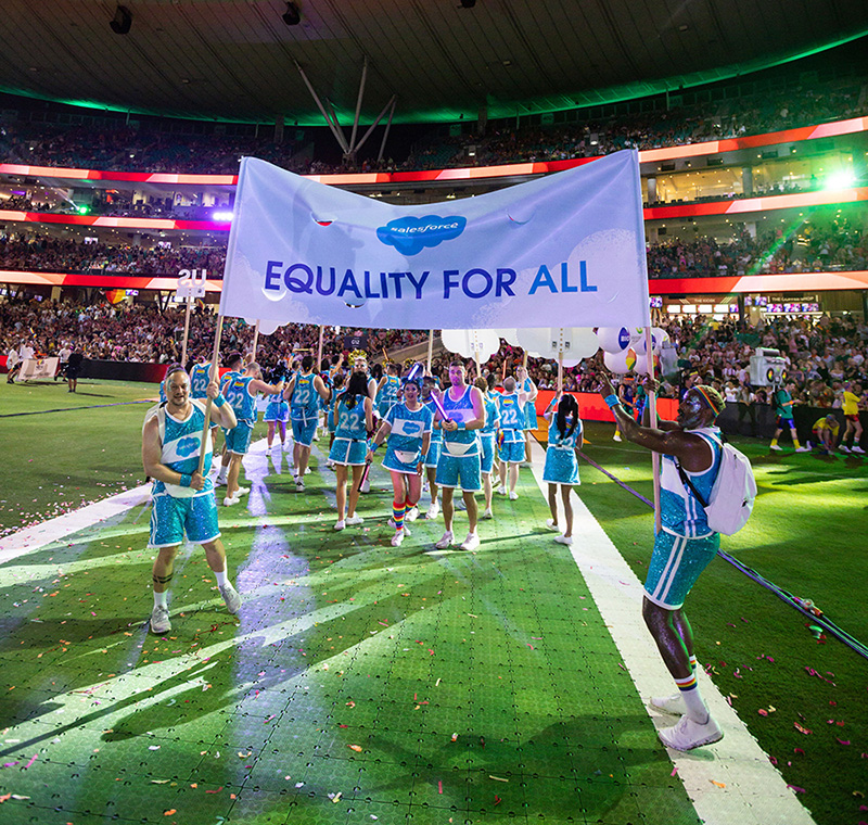 Salesforce at Sydney Mardi Gras