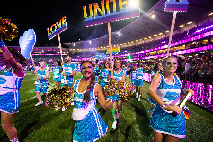 Salesforce at Sydney Mardi Gras