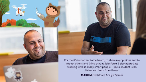 Image of Salesforce employee, Marom.