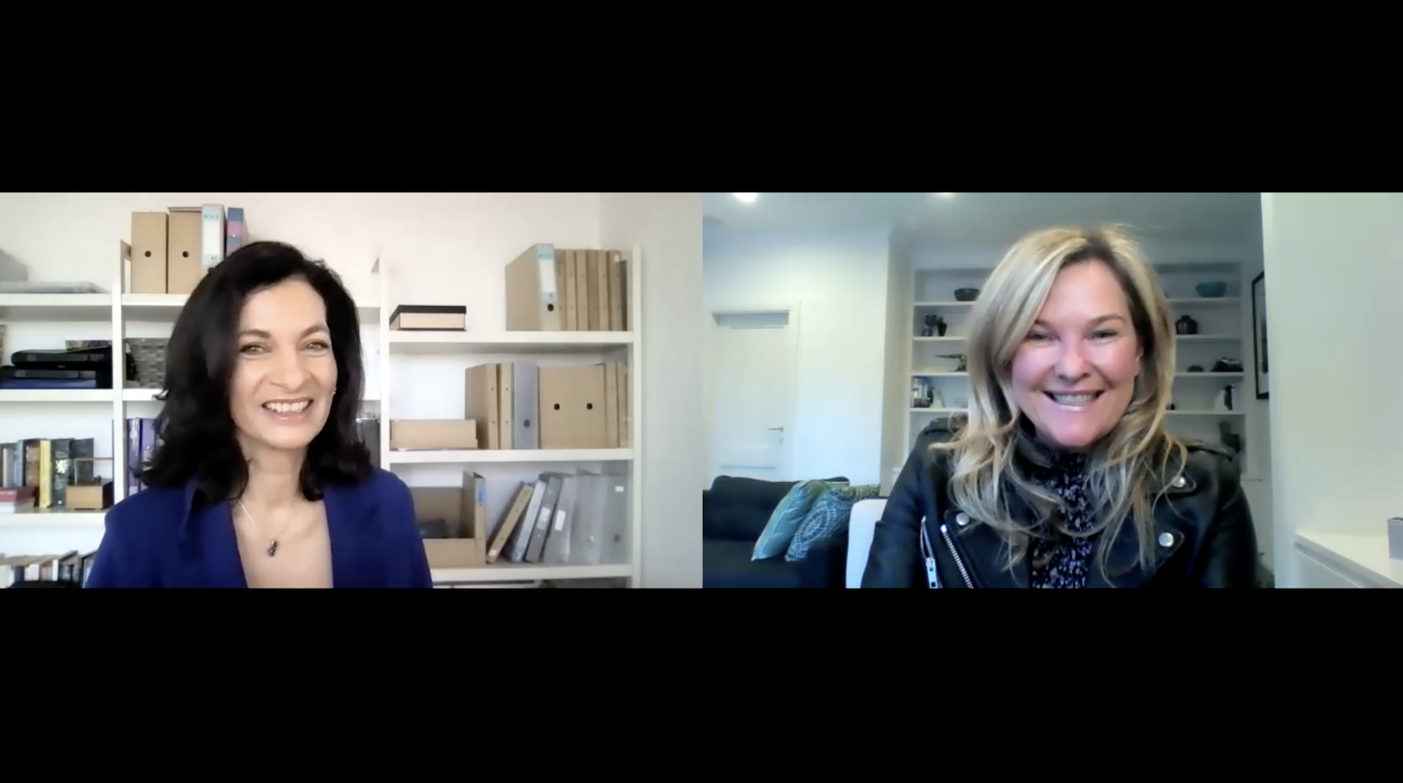 Image of Resilience Recast host Nisha Pillai and Pip Marlow, CEO ANZ & ASEAN, Salesforce