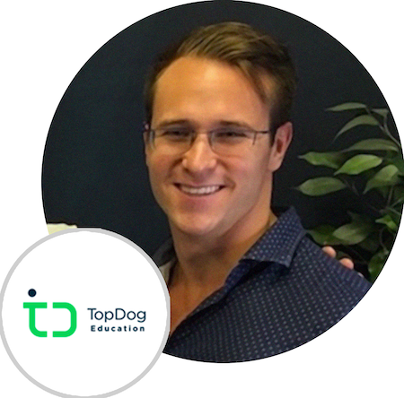 Image of Ryan Swartzberg, Founder of Top Dog Education. 