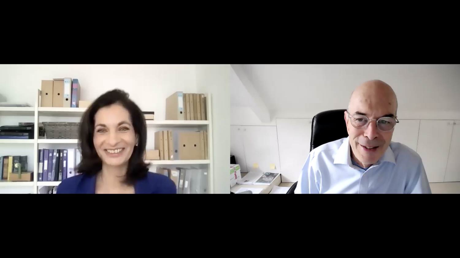 Resilience Recast host Nisha Pillai and Professor Ian Goldin, Professor of Globalisation and Development at University of Oxford