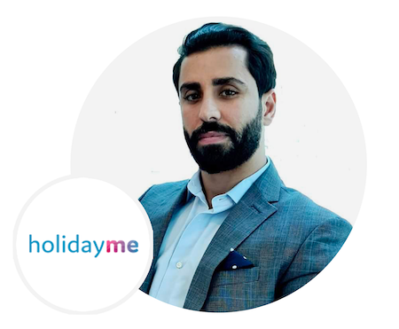 Image of Bechir Omran, Head of Growth at HolidayME. 