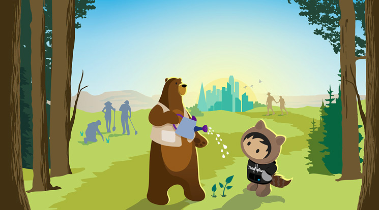 Joutomaa sitoo nyt hiiltä: Salesforce ja Puuni istuttivat metsää Lempäälässä 🌱