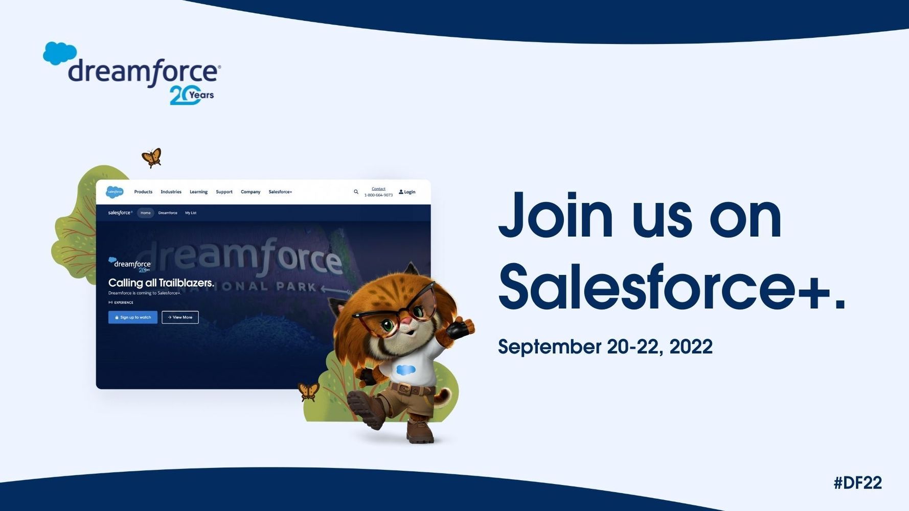 Osallistu Dreamforceen Salesforcen+:n kautta