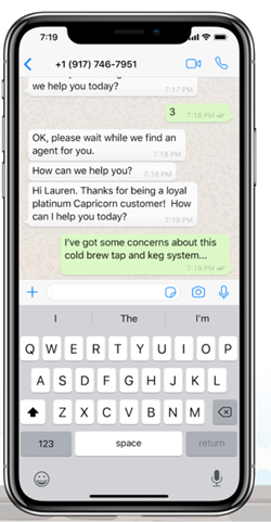 Digital Engagement with What’s App