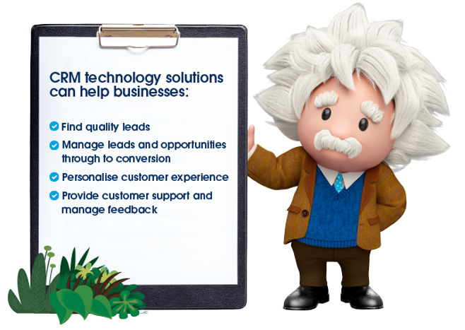 CRM tech, CRM technology, find leads, manage leads, manage opportunities, personalised customer experience, customer support, customer feedback
