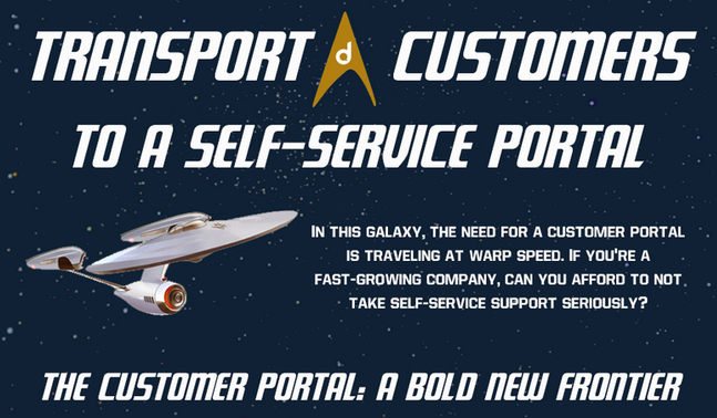 Why You Should Transport Your Customers to Self-Service Support [INFOGRAPHIC]