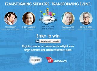 Salesforce and LinkedIn Partner for Interactive Online Dreamforce Experience