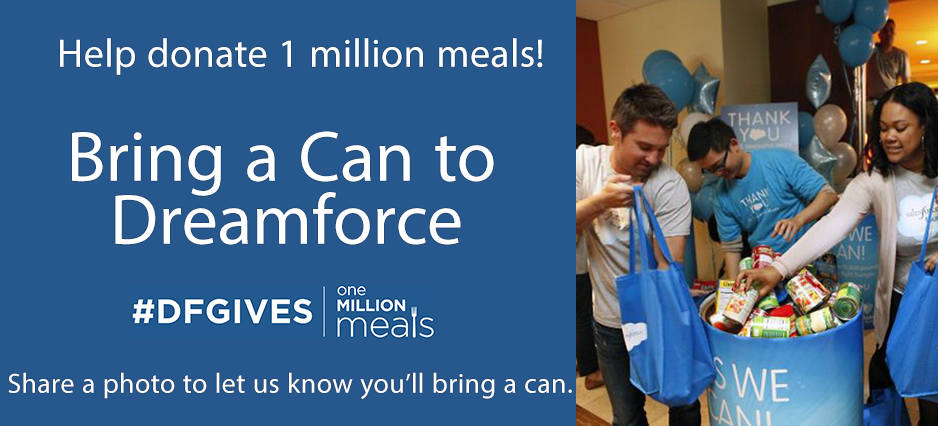 Bring a Can to Dreamforce—Help Us Reach One Million Meals!