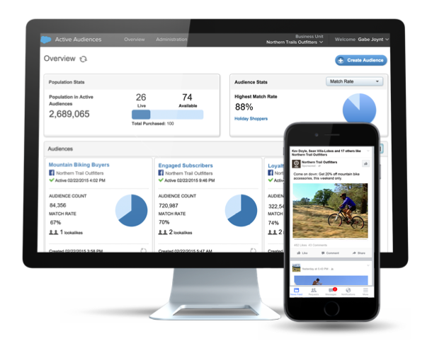 Advertise Based on a Single View of the Customer: Announcing Salesforce Marketing Cloud Active Audiences