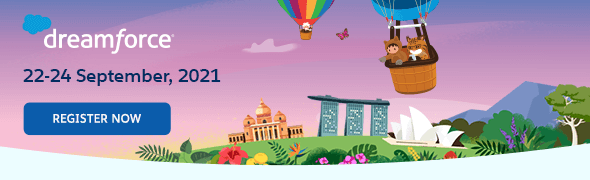 Start your journey to Dreamforce now. Click here to learn more.