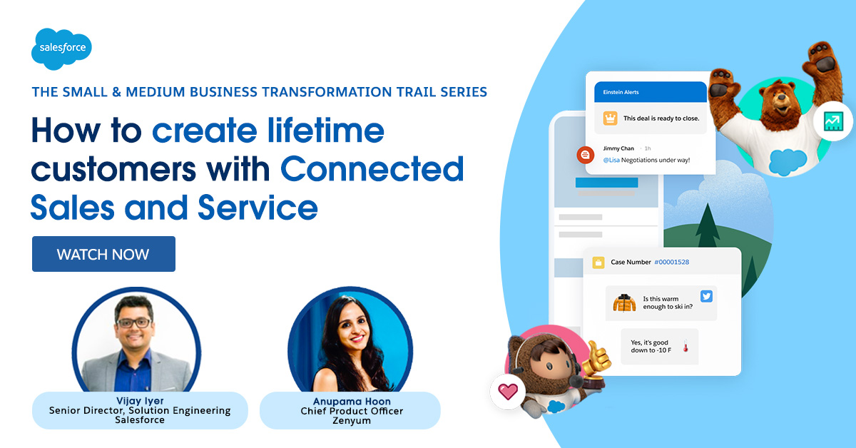 Learn how to create lifetime customers with connected sales and service with this on demand webinar.