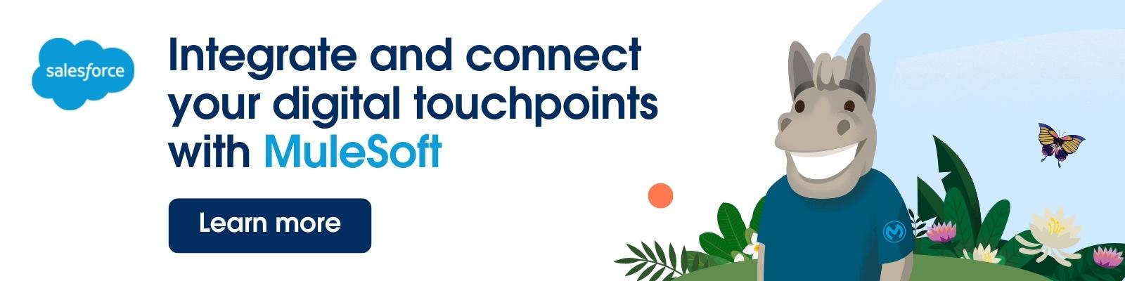 Integrate and connect your systems together with MuleSoft.