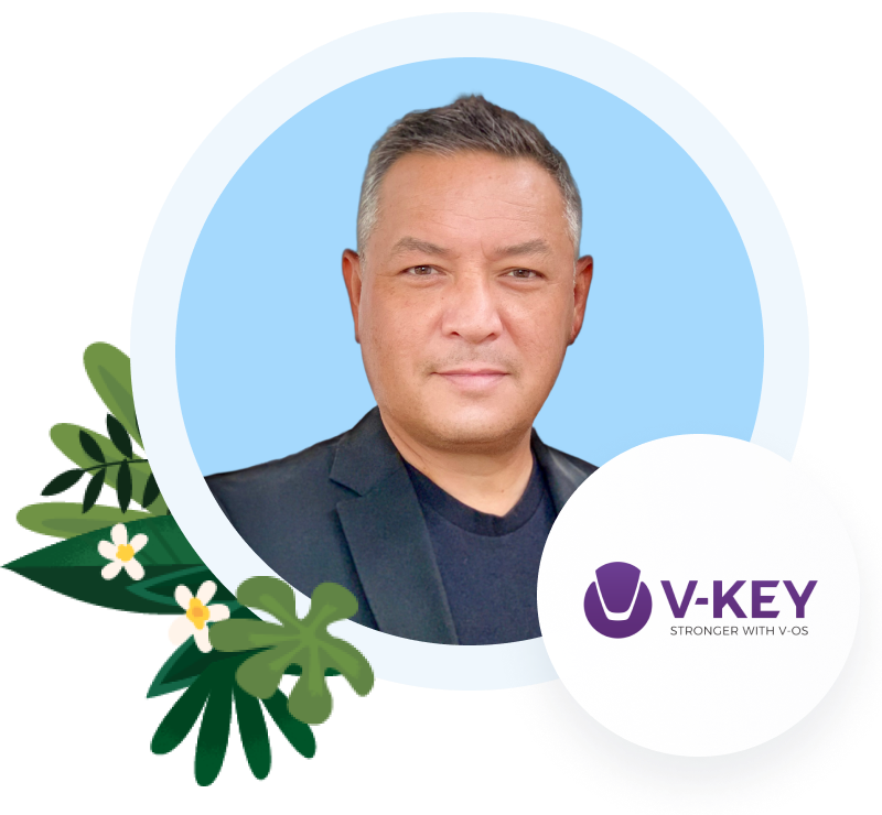 Headshot of Raymond Lee, COO, V-Key