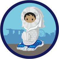 Merlion Trailmix badge