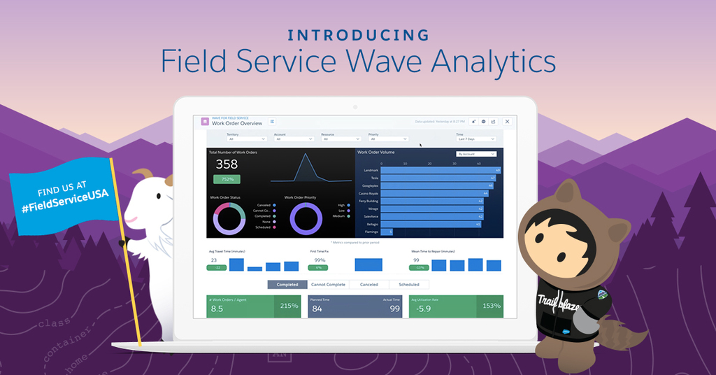 Salesforce @ Field Service USA 2017: Improving Every On-Site Experience with Field Service Wave Analytics