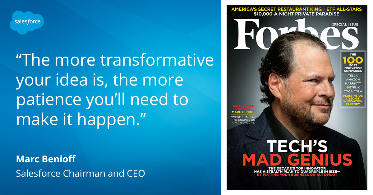 7 Lessons from Salesforce CEO Marc Benioff, the Decade's Top Innovator