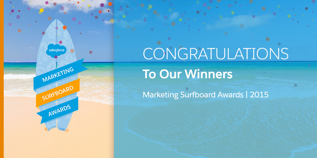 Announcing the 2015 Marketing Cloud Surfboard Award Winners