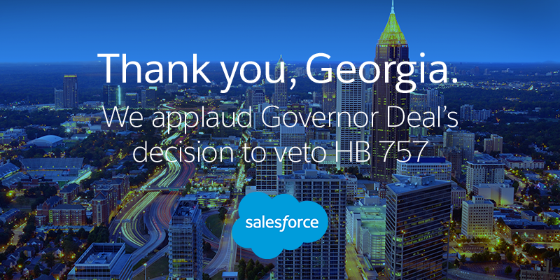 Our Statement on Georgia Gov. Deal's Decision to Veto HB 757