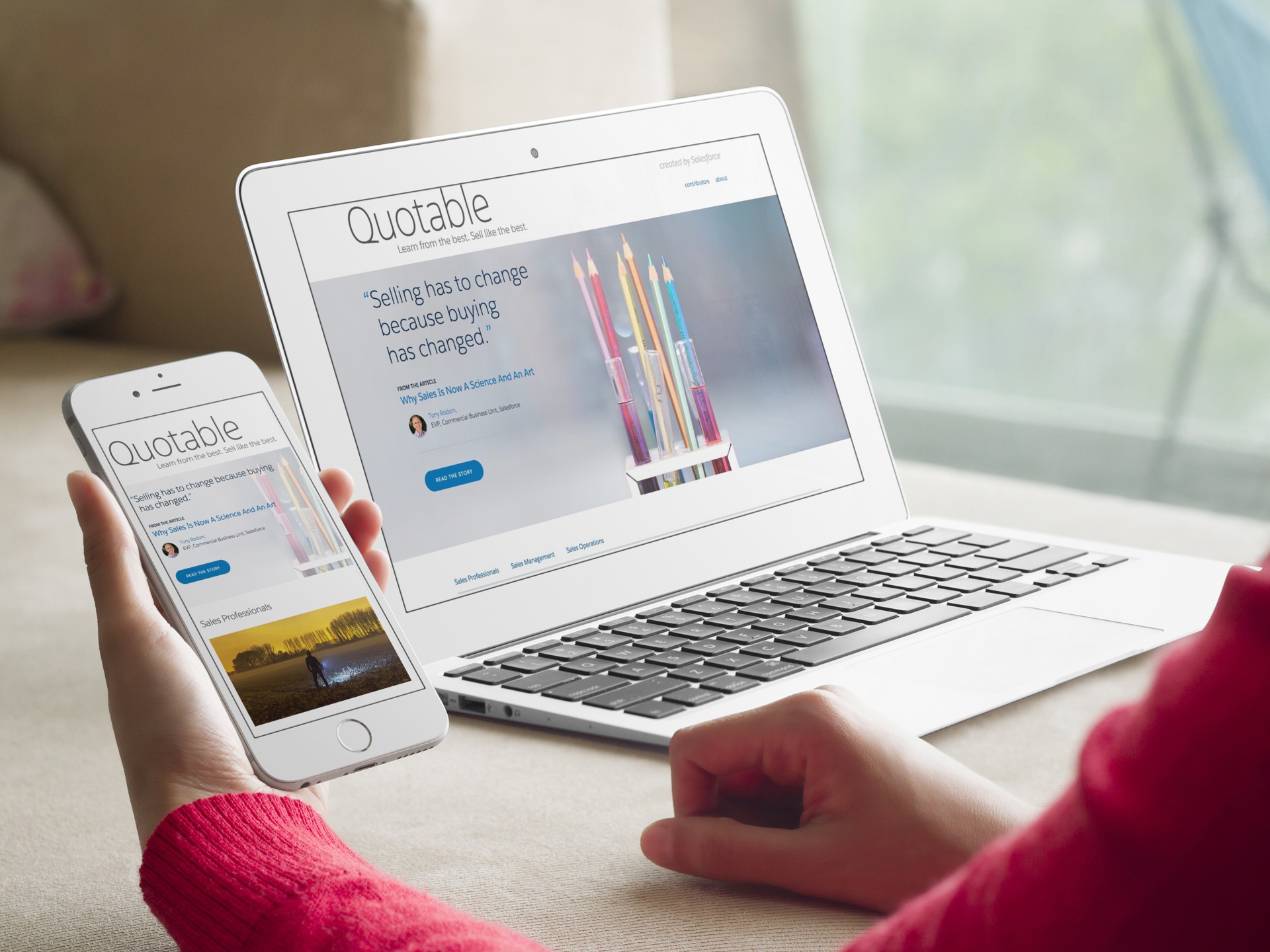 Introducing Quotable: Content for Salespeople, Created by Salesforce