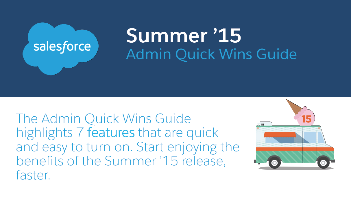 The Summer '15 Release Admin Quick Wins Guide