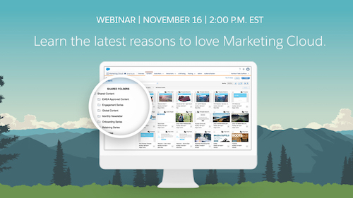 Marketing Cloud October Release is Live!