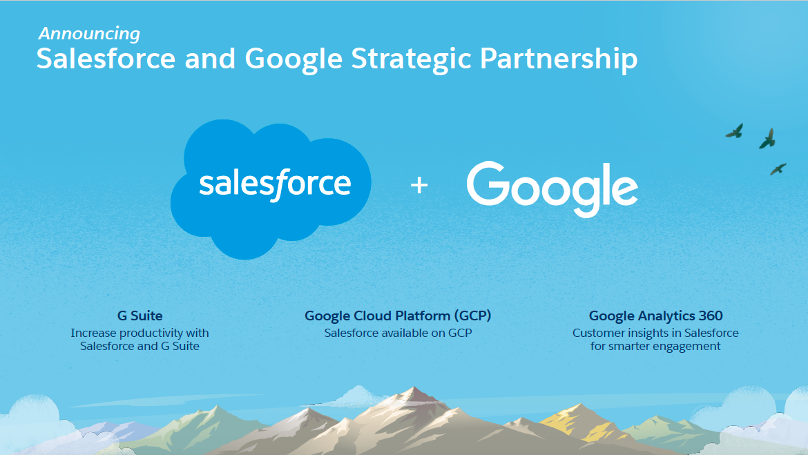 Salesforce and Google Form New Global Strategic Partnership