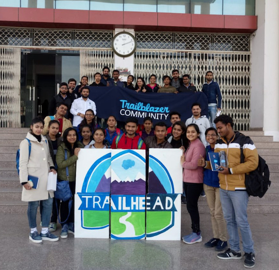 Photo of Salesforce student group