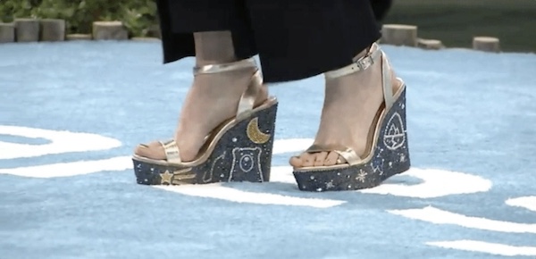 Sarah Franklin's shoe-game
