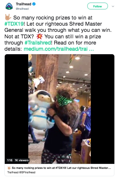 Kris Chant talks TDX '19 swag