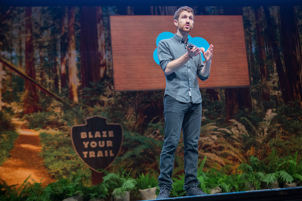 Tristan Harris speaks about AI ethics at Dreamforce