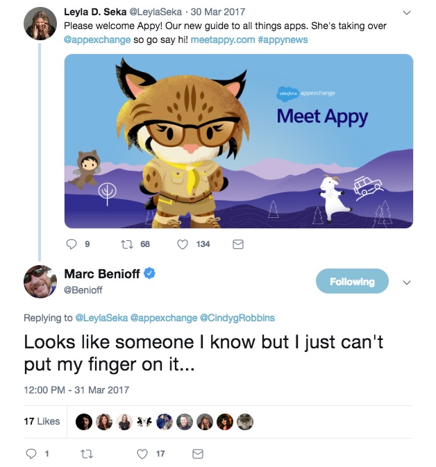 screen capture of tweet announcing Appy