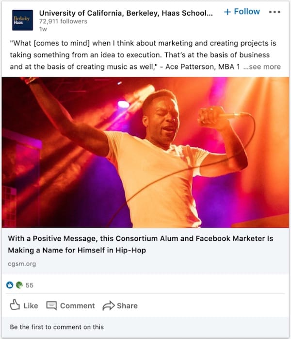 Haas School of Business shows how to celebrate alumni through great social media campaigns