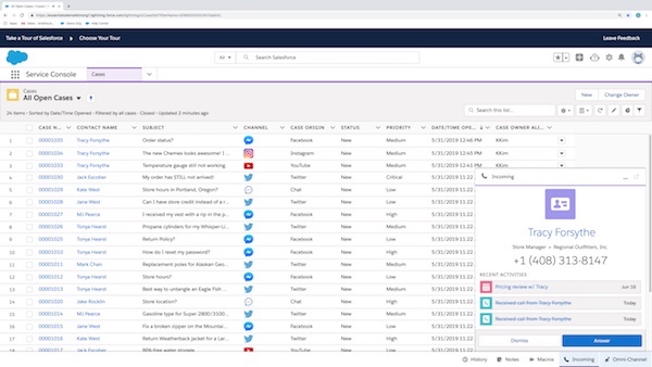 user interface of native phone support