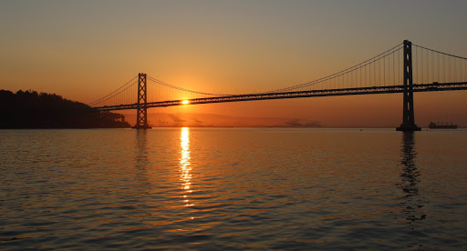 Sunset at the Golden Gate Bridge in San Francisco, California