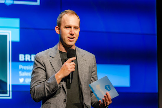 Photo of special introduction by Bret Taylor, Chief Product Officer, Salesforce