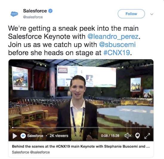 Screenshot of a tweet