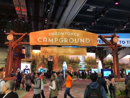 Dreamforce campground entrance