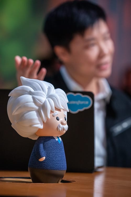 Photo of Qingqing Liu in Einstein Voice demo