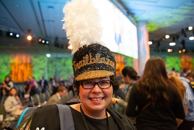 photo of Trailblazer in big hat