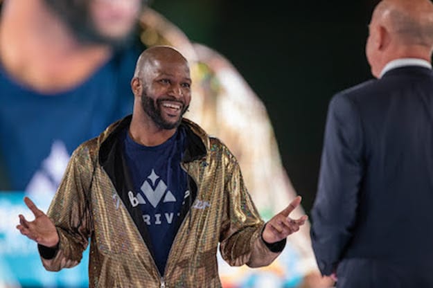 Photo of Trailblazer Sheldon Simmons with Keith Block