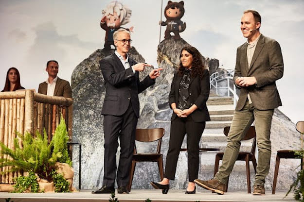 Photo from customer forum with Parker Harris and Bret Taylor