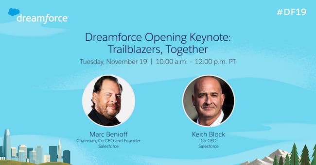 dreamforce keynote viewing options