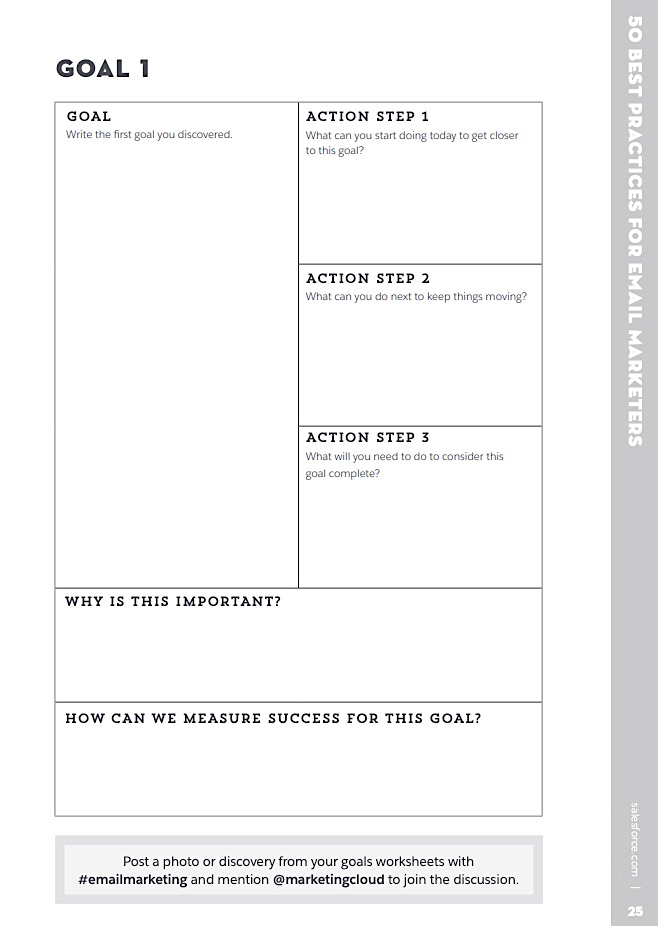 graphic that depicts email marketing best practices