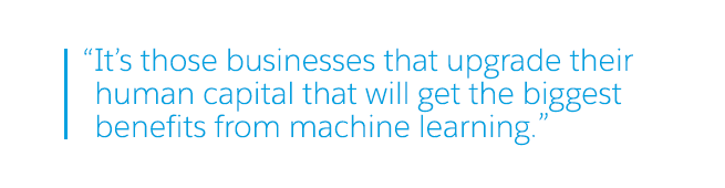 Quote from Erik Brynjolfsson on businesses needing to skill up their human capital