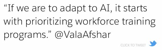 If we are to adapt to AI, it starts with workforce training programs.