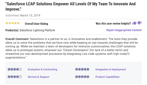 peer insights review